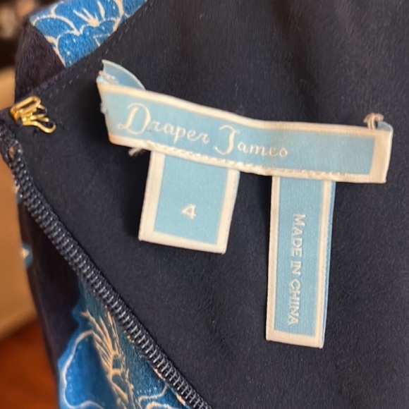 DRAPER JAMES Geranium Print Tie Sleeve Dress - Picture 15 of 15